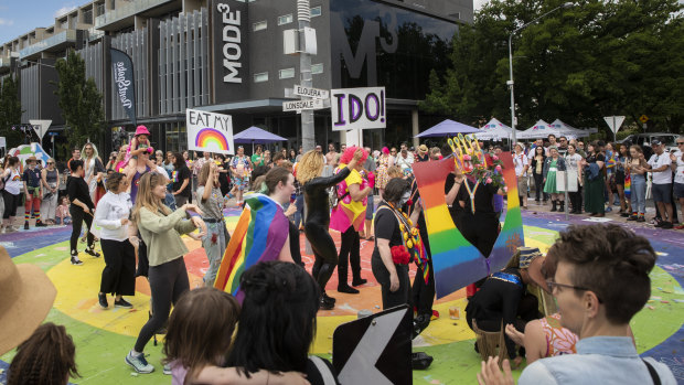 Celebrations one year on after almost two-thirds of voters supported same-sex marriage.