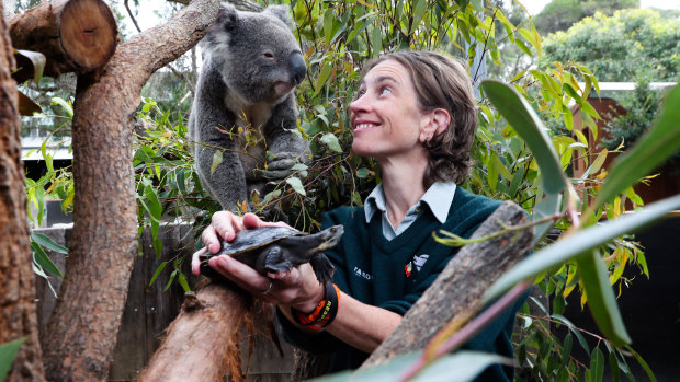 "I’ve always had a passion for animals": Kerry Staker at Taronga Zoo.