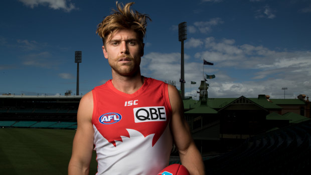 Dane Rampe will play his 150th AFL game on Sunday against the West Coast Eagles.