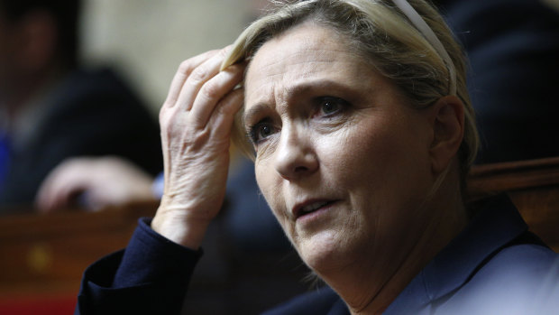 French far-right leader Marine Le Pen. 