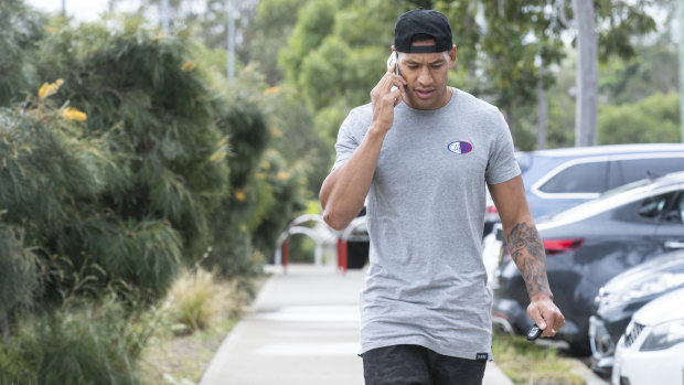 Higher calling: Israel Folau has made it clear his beliefs come before rugby.