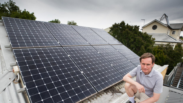 Richard Keech has made substantial energy efficiency upgrades to his home.
