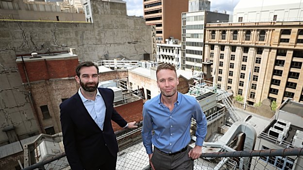 Julien Vincent and Will van de Pol lead Market Forces that has provided research to show the big four are funnelling billions into expanding fossil fuel production. 