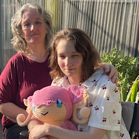 Mardi Terrasson and her daughter, Hailey, who is an NDIS participant.