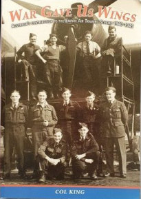 Jack Thomas (centre, middle row) on the cover of War Gave Us Wings.