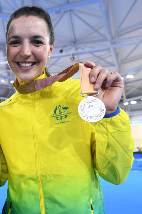 Wiasak won silver at the Gold Coast Commonwealth Games earlier this year. 