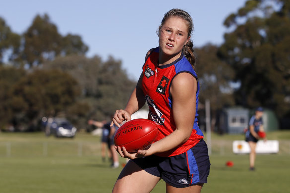 Charlie Rowbottom is one of the contenders to be this year’s No.1 AFLW draft pick.