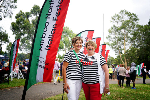 Festa founders Rosie Romano (left) and Gina Carpinteri.