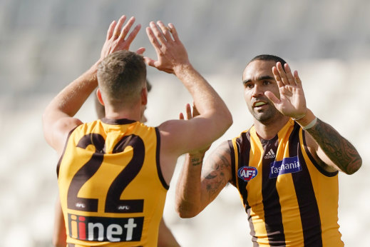 All class on a day of chaos: Hawk veteran Shaun Burgoyne