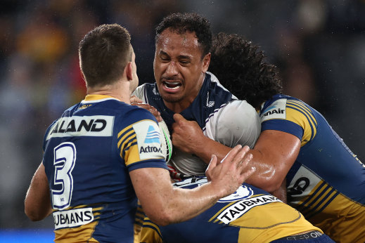 Felise Kaufusi did not receive his marching orders against the Eels.