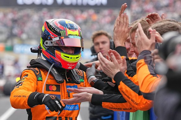 Oscar Piastri has finished second at the Japanese Grand Prix