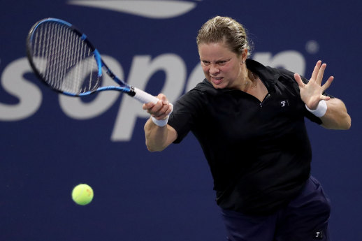Mother of three Kim Clijsters was unable to advance to the second round.