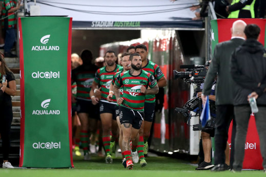 The skipper leads Souths into action at GIO Stadium on Thursday night.