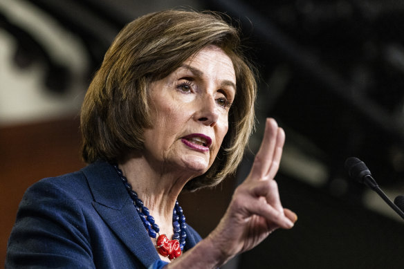 Critic of China’s human rights abuses: US House Speaker Nancy Pelosi.