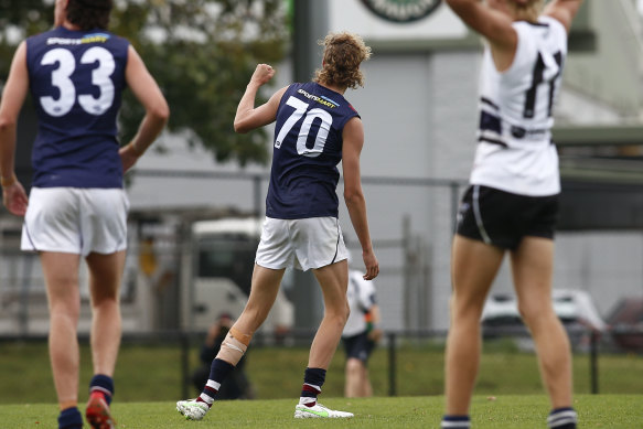 Jacob Edwards, playing for Sandringham.