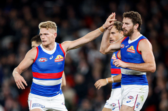 Treloar has become the perfect sidekick for Bulldogs’ champion Marcus Bontempelli