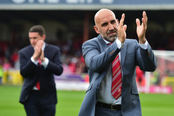 Clem Morfuni is a hero at Swindon Town, the club he took 100 per cent control of two months ago.