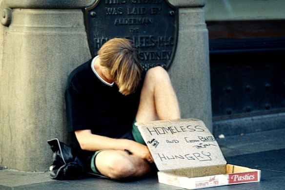 A lack of affordable housing has seen an increase in the number of homeless people in Sydney. 