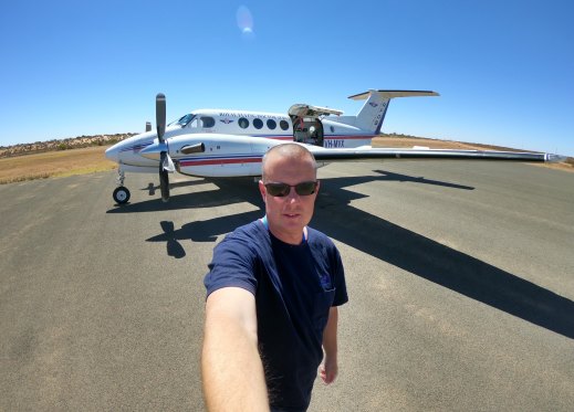 Royal Flying Doctor Service pilot Michael Tregear got a rapid COVID-19 test, allowing him to return to work the same day.