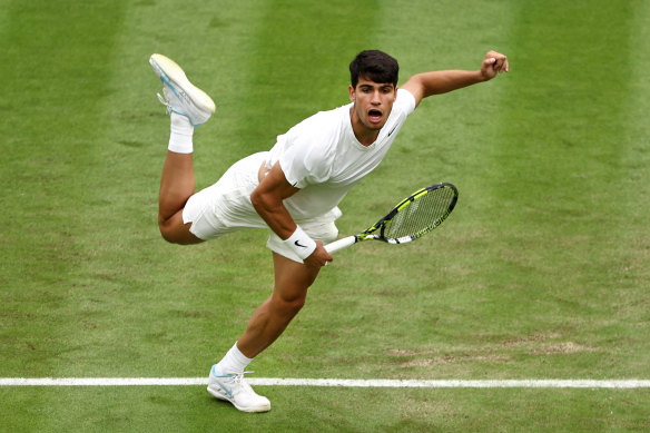 Carlos Alcaraz will attempt to defend his Wimbledon title in a rematch of last year’s final against Novak Djokovic.