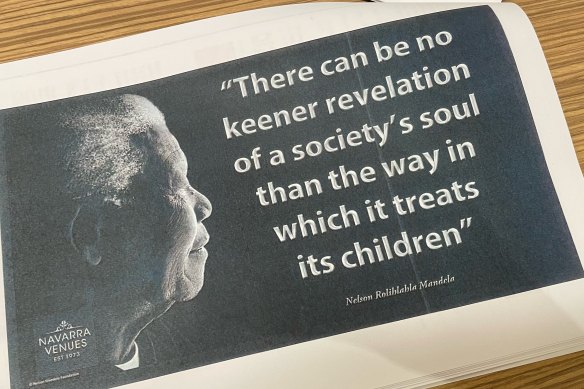 Part of a brochure produced by Navarra Venues, owners of Le Montage, about the proposed skate park next door.