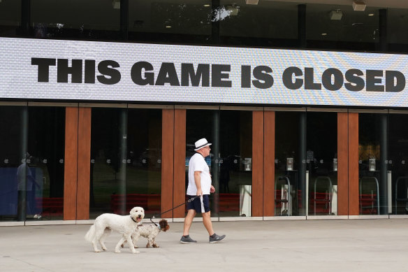 Who should be the first to be allowed in the stands when crowds return to football?