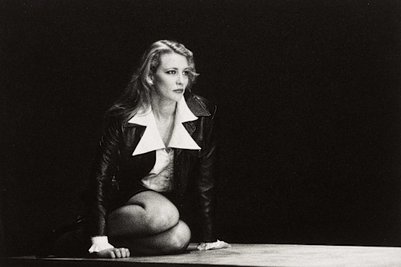 Cate Blanchett in The Blind Giant Is Dancing in 1995 at the Belvoir St Theatre.