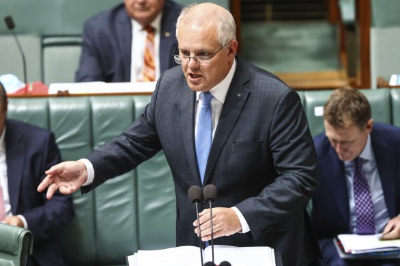 Prime Minister Scott Morrison says new technology will drive Australia towards net zero emissions. 