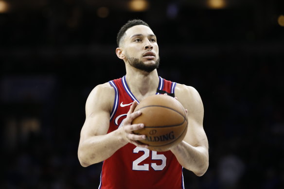 Ben Simmons had to leave the game early.
