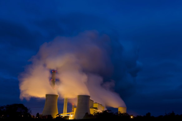 AGL’s ageing Loy Yang coal fired power station.