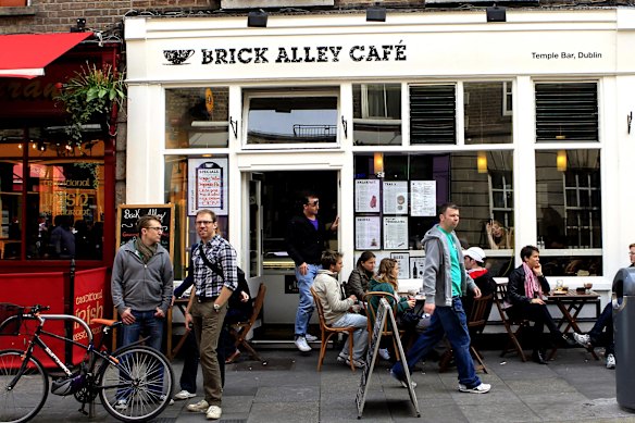 A Dublin cafe in 2011, not long after Ireland’s economy crashed.