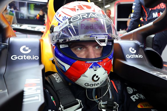 Red Bull driver Max Verstappen.