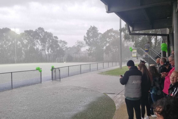 Community sport called off at the Yarra Valley Hockey Club in Bellfield on Saturday. 