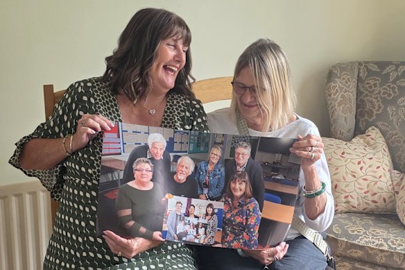 Sue and Claire reflect on their past selves.