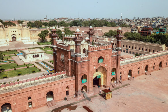 Lahore Fort and its sprawling grounds.