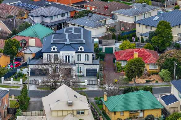 A residential area of Glen Waverley.