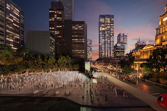 The council says the space could be used as a sporting event live site. 