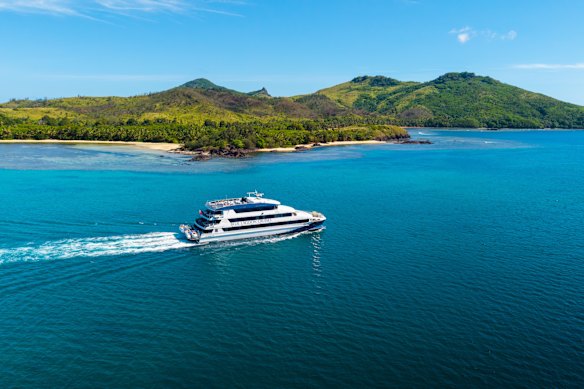 Cruising gets under way aboard Yasawa Princess II.