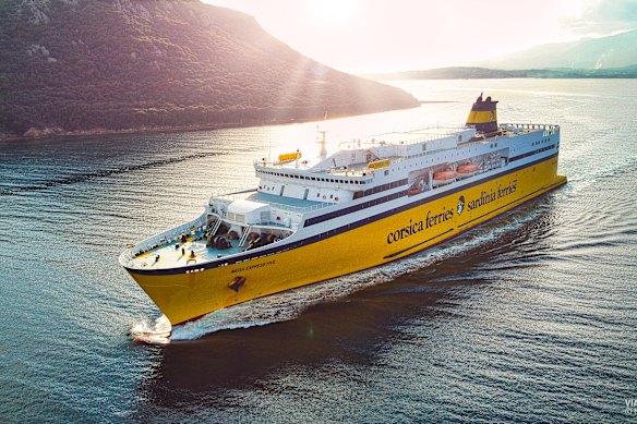 You would never call Corsica Ferries a cruise line.