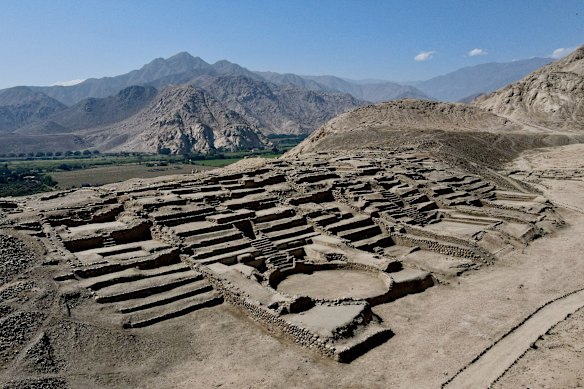The 3800-year-old “lost city” of Penico is located just over 200 kilometres north of Lima.