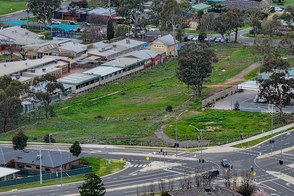 The site of the proposed McDonald’s in Strathfieldsaye, near Bendigo.