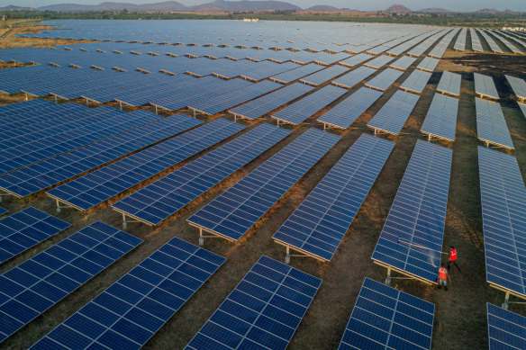 The growth in renewable energy hit a record pace in 2021, the IEA said.