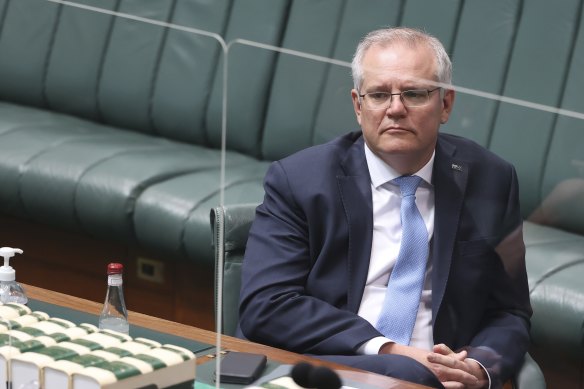 Prime Minister Scott Morrison travelled to Sydney from Canberra.