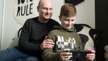 'All their mates do it': Patrick's father Brian doesn't mind if he spends money on Fortnite as long as it doesn't get out of hand.