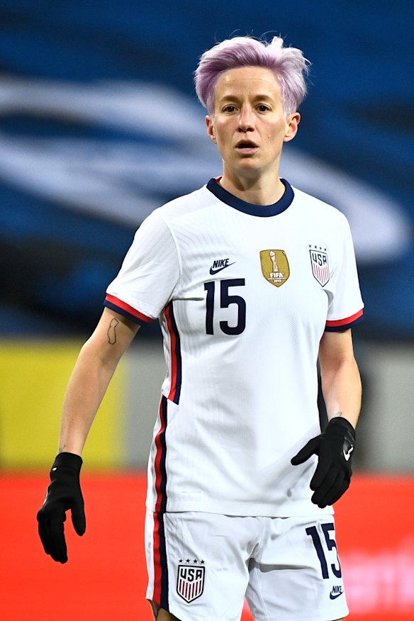 US soccer captain Megan Rapinoe has more than 900,000 followers on Twitter alone.