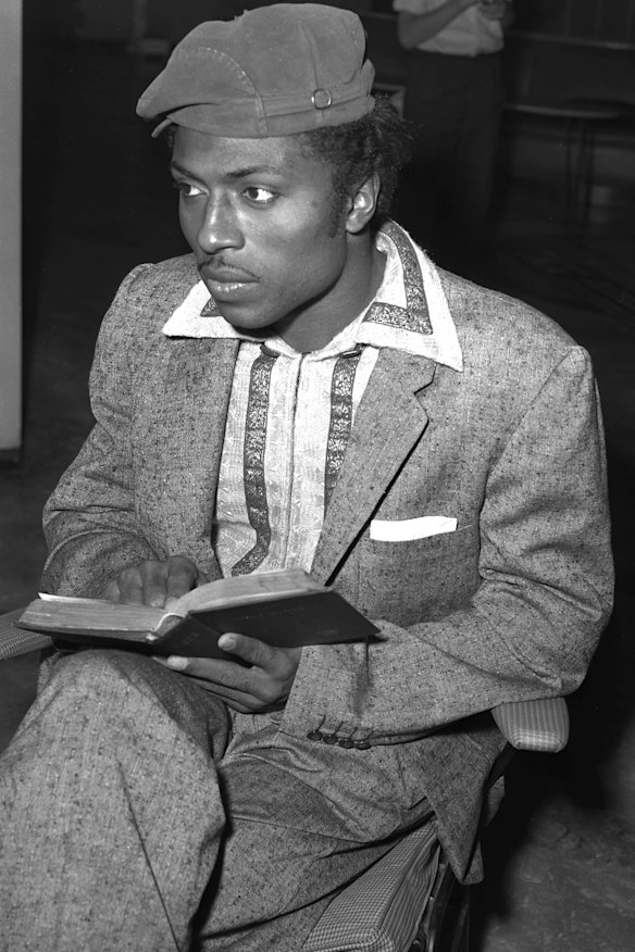 Little Richard, Mascot airport, 1957.