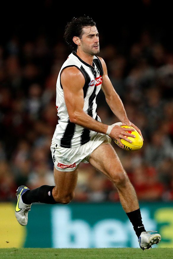 Grundy played 177 games for Collingwood and was twice an All-Australian.