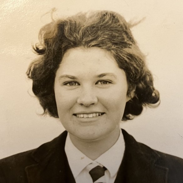 The author as a high-schooler, when she met her first Aboriginal person – an adopted baby.