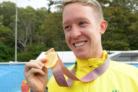 Gold medalist Cameron Meyer.