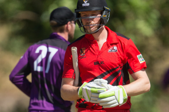 Long drive: Cameron Bancroft posted just one run in his return to cricket in Darwin.